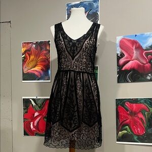 Yoana Baraschi Elegant Black Lace Dress